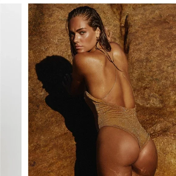 NWT free people SIZE M It's Now Cool The Xback One-Piece Diamond solitare - Picture 2 of 7